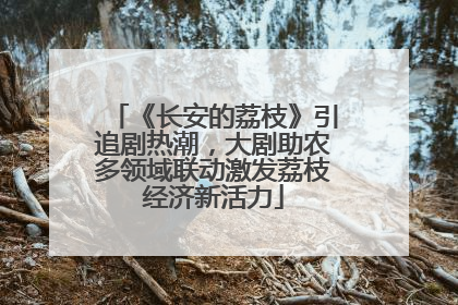 《长安的荔枝》引追剧热潮，大剧助农多领域联动激发荔枝经济新活力